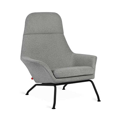 Gus* Modern Tallinn, fauteuil avec dossier haut, en tissu et métal, copenhagen iron