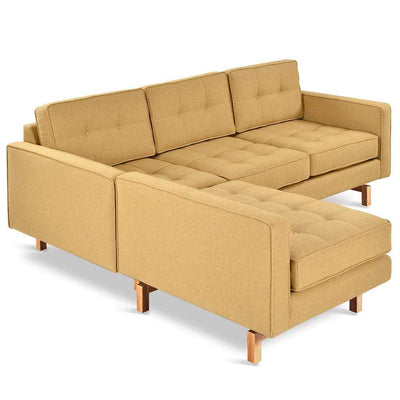 Gus* Modern Jane loft 2, sofa bi-sectionnel, en bois et tissu, stockholm camel, naturel