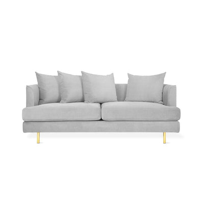 Gus* Modern Margot, sofa 2 places avec choix des pieds, en métal et tissu, velvet london