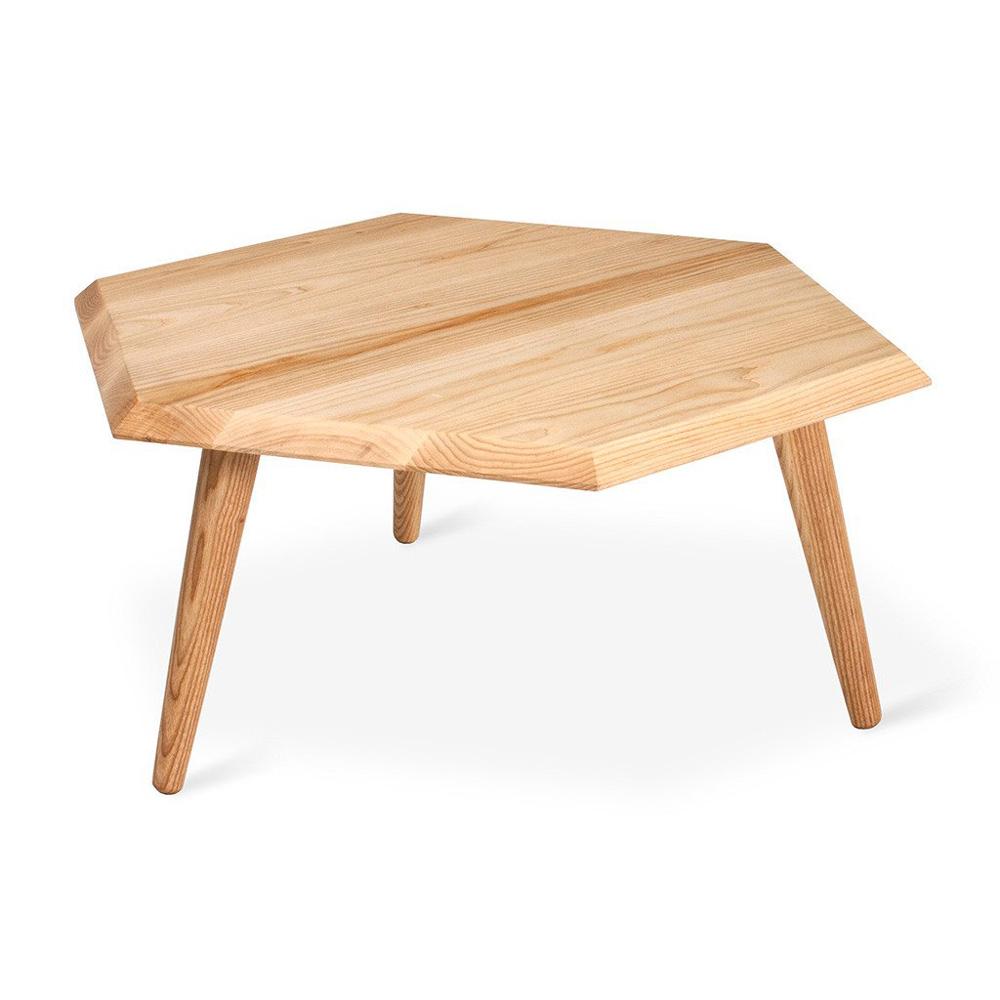 Gus* Modern Metric, table basse, en bois, frêne naturel