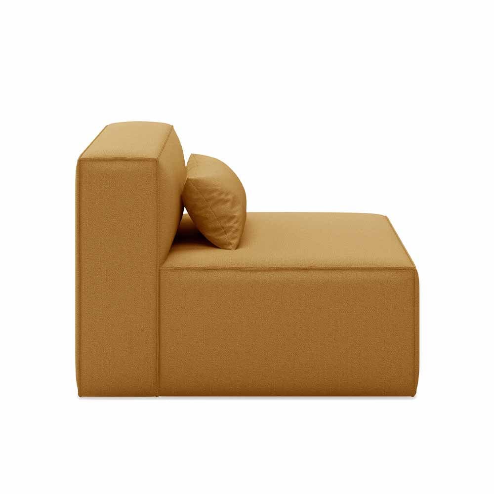 Gus* Modern Mix Modular 1, fauteuil, en bois et tissu, mowat ferro