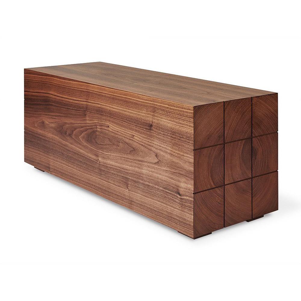 Gus* Modern Mix Modular Block, table d’appoint, en bois, block, noyer
