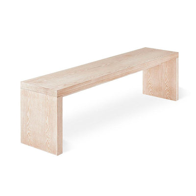 Gus* Modern Plank, banc pour salle à manger, en bois, frêne blanc