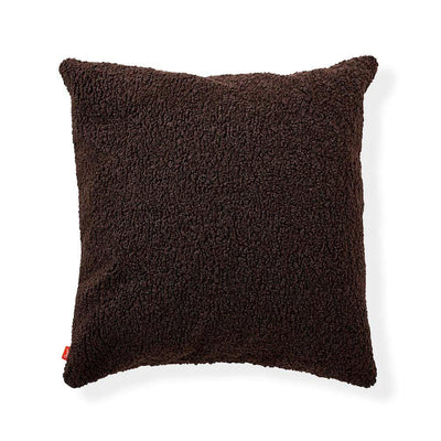 Gus* Modern Puff, coussin décoratif au format carré, en tissu, Sherpa Cocoa