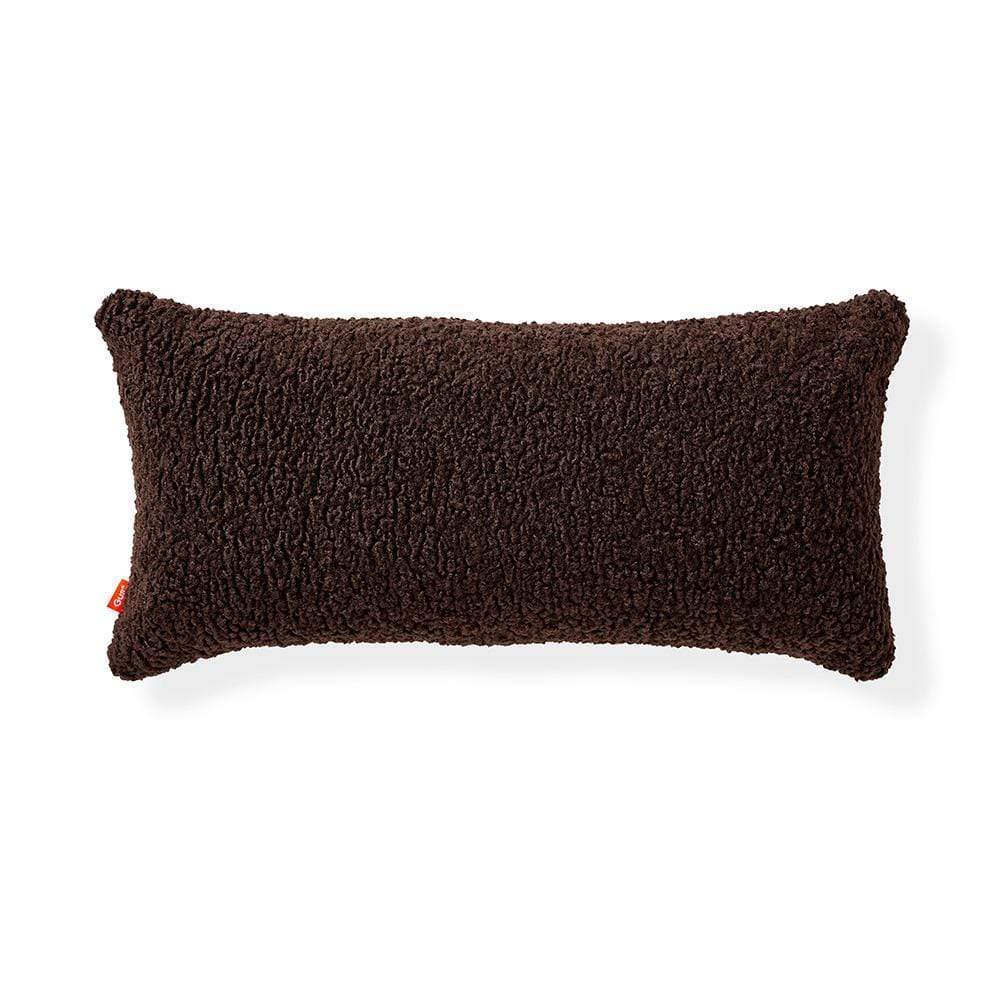 Gus* Modern Puff, coussin décoratif au format rectangulaire, en tissu, Sherpa Cocoa