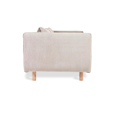 Gus* Modern Rialto, canapé-lit de luxe facile à transformer en lit, en tissu et bois, stria sand