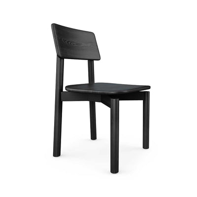 Gus* Modern Ridley, chaise à dîner, en bois, frêne noir