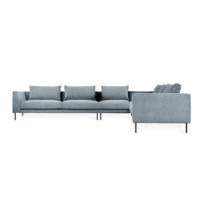 Gus* Modern Renfrew XL, sofa sectionnel de grande taille, en tissu et métal, mersey skyline, droit