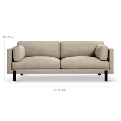 Gus* Modern XL Silverlake, sofa, en tissu et métal, dimensions