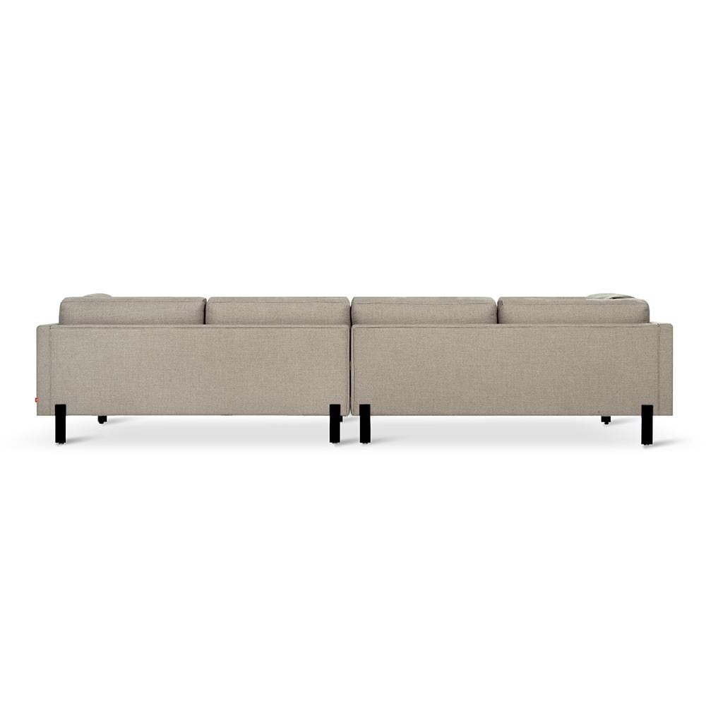 Gus* Modern XL Silverlake, sofa de grande taille, en tissu et métal, andorra almond