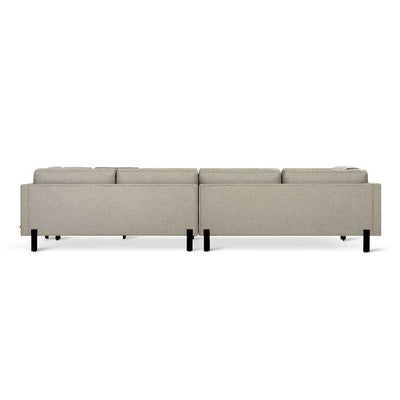 Gus* Modern XL Silverlake, sofa sectionnel de grande taille, en tissu et métal, andorra almond