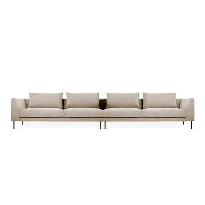Gus* Modern Renfrew XL, sofa de grande taille, en tissu et métal, mersey caribou
