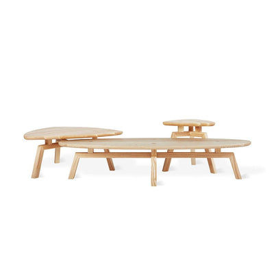 Gus* Modern Solana, table d’appoint et table à café, en bois, frêne naturel