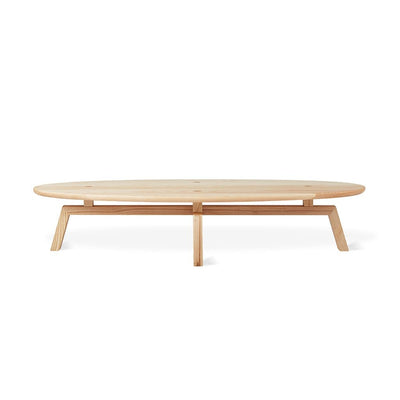 Gus* Modern Solana, table à café ovale, en bois, frêne naturel