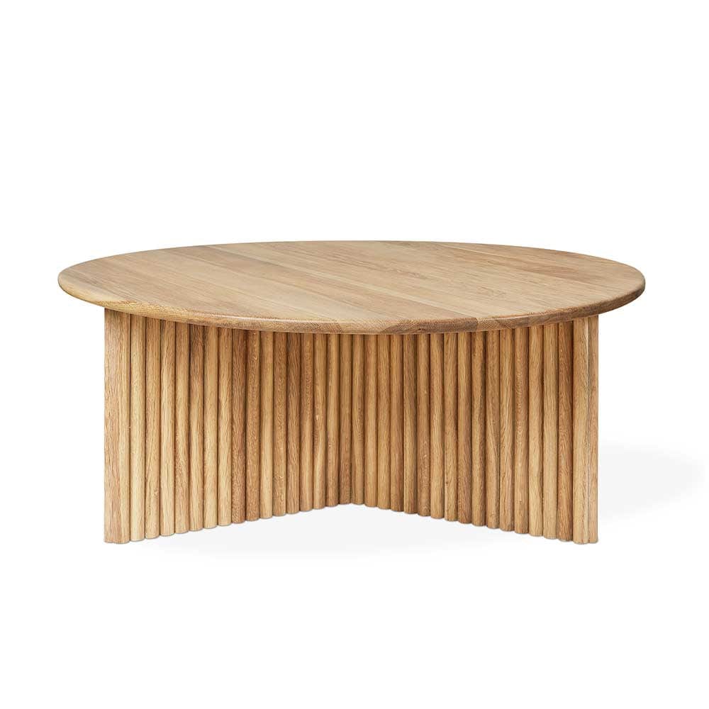 Gus* Modern Odeon, table à café, en bois, chêne blanc