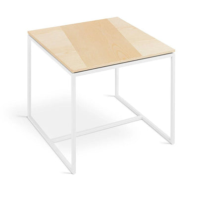 Gus* Modern Tobias, table d'appoint, en métal et bois, frêne blanc