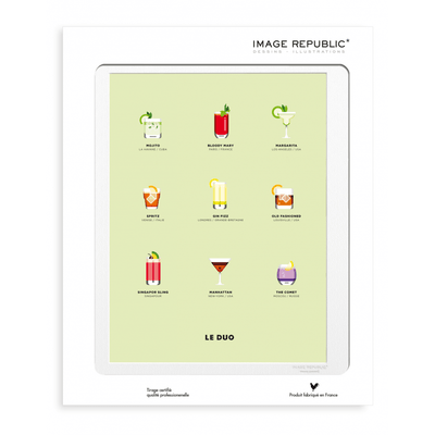 Image Republic Le Duo - Design Cocktails / 30 x 40 cm
