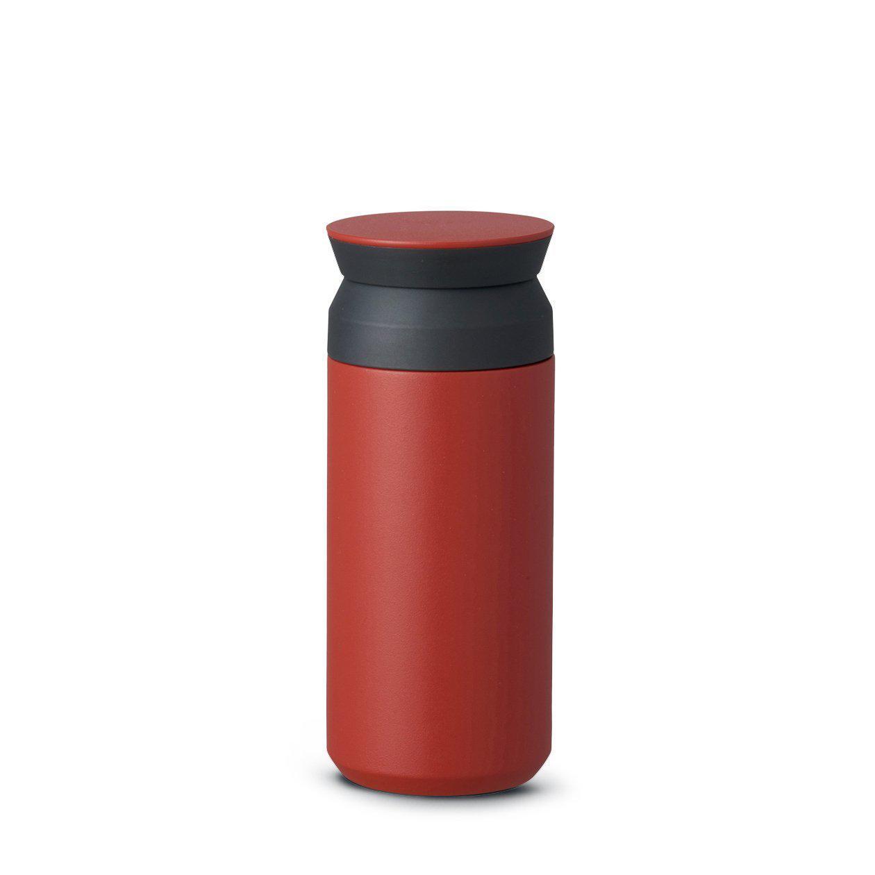 Kinto Travel Tumbler, bouteille isotherme, en acier inoxydable, rouge, 12 oz