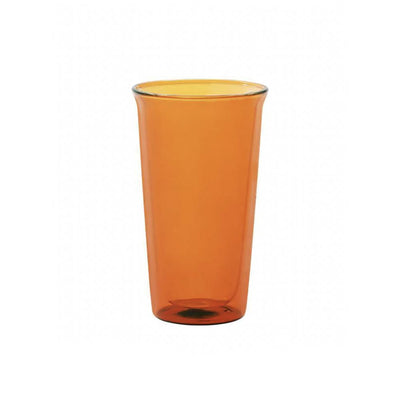 Kinto Cast, verre à double paroi qui conserve la température de vos boissons, ambre, grand