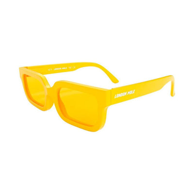 London Mole Icy, lunettes de soleil, en polycarbonate, jaune mat / jaune