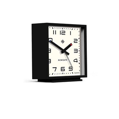 Newgate Amp Mantel, horloge murale, en acrylique, noir & crème