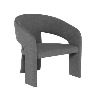 Nuevo Anise, fauteuil, en tissu, gris schisteux