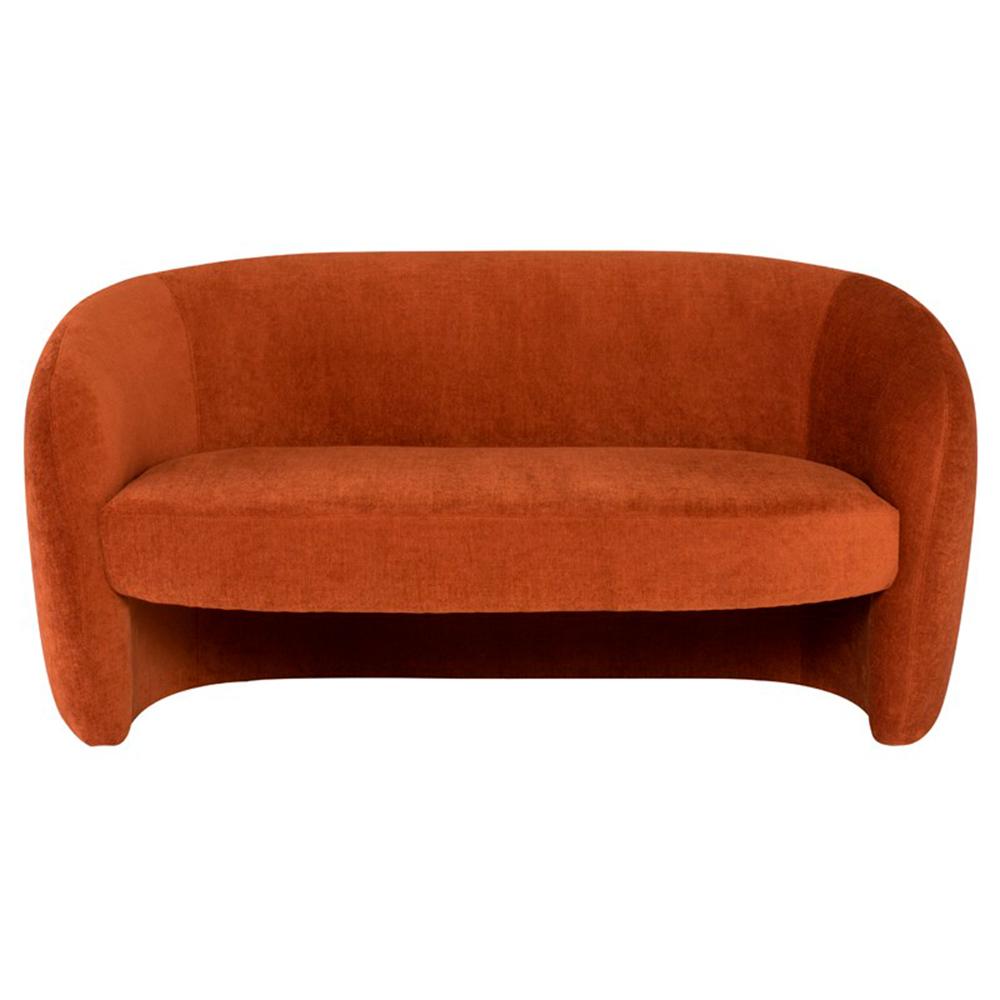 Nuevo Clémentine, sofa 2 places, en tissu, terracotta