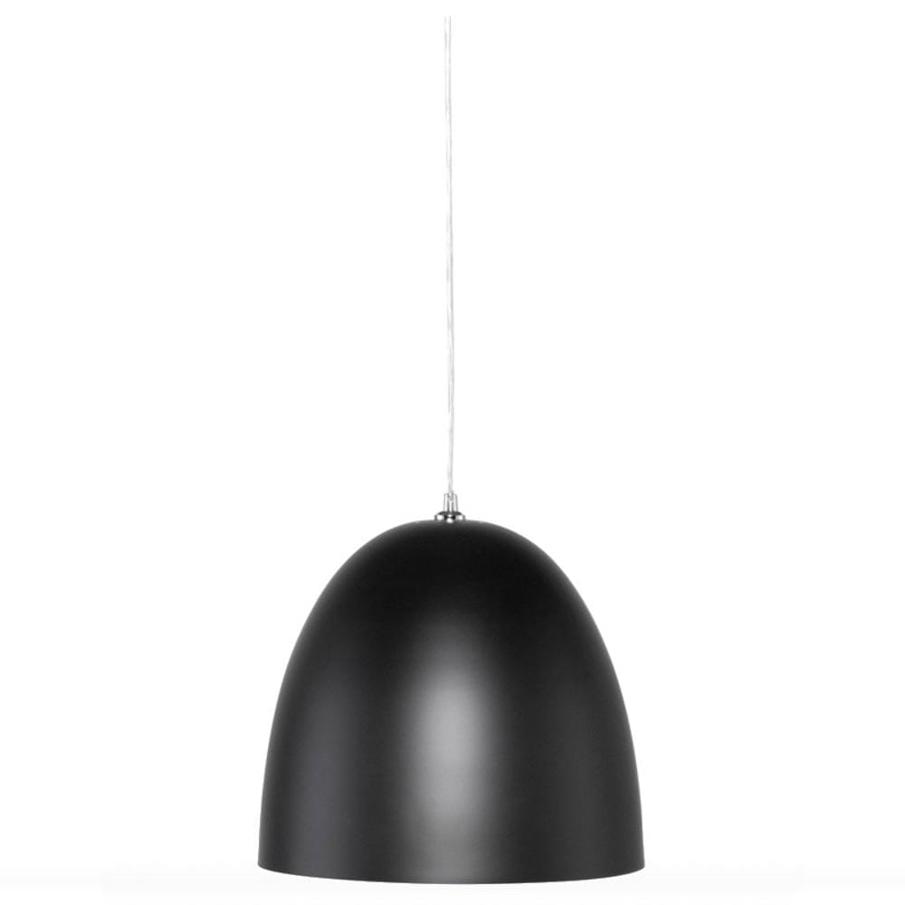 Découvrez la lampe Dome de Nüspace : un luminaire simple et élégant qui apporte une touche de sophistication à tout intérieur inspiré par le style scandinave. petit, noir.