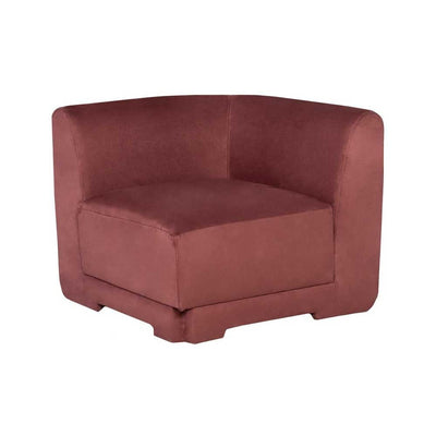 Nuevo Seraphina, sofa modulaire personnalisable, en tissu, chianti microsuede, coin