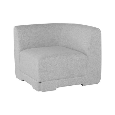 Nuevo Seraphina, sofa modulaire personnalisable, en tissu, gris lin, coin