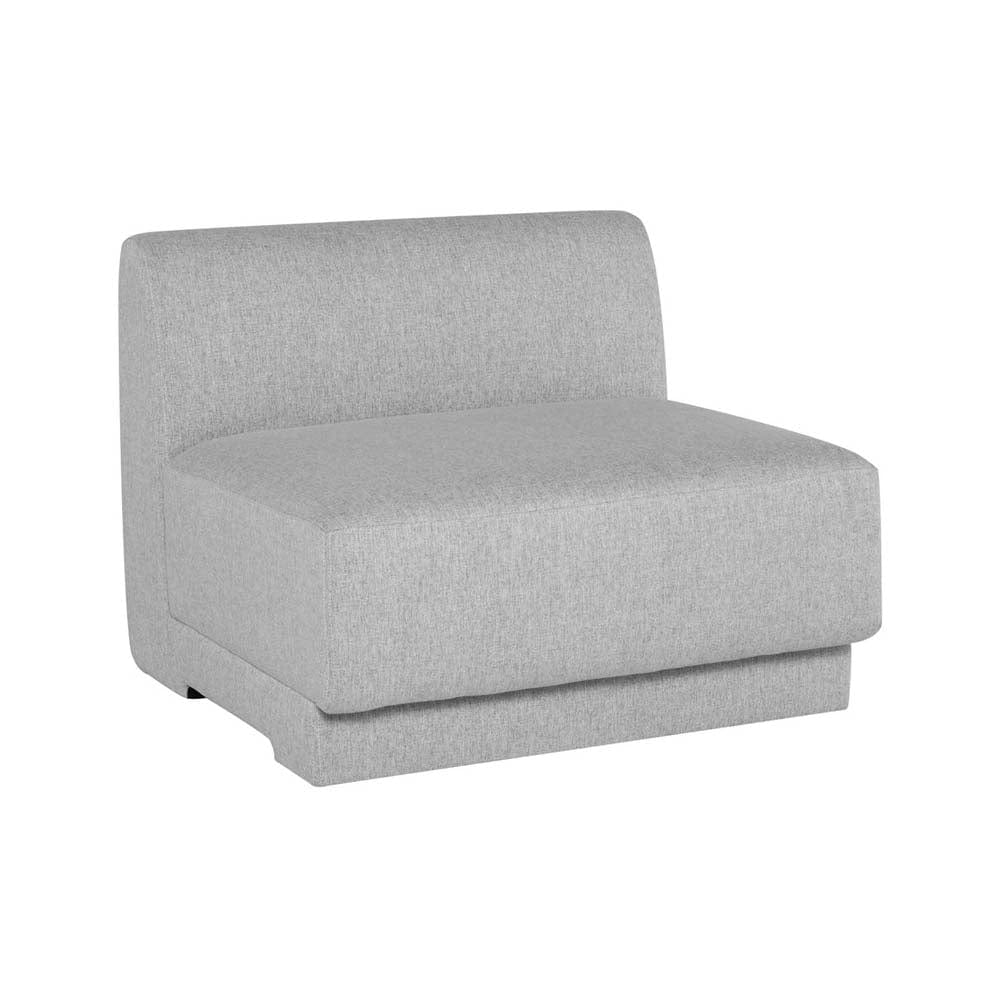 Nuevo Seraphina, sofa modulaire personnalisable, en tissu, gris lin, fauteuil