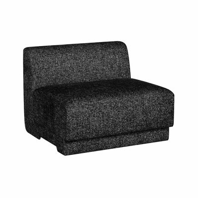 Nuevo Seraphina, sofa modulaire personnalisable, en tissu, sel et poivre, fauteuil