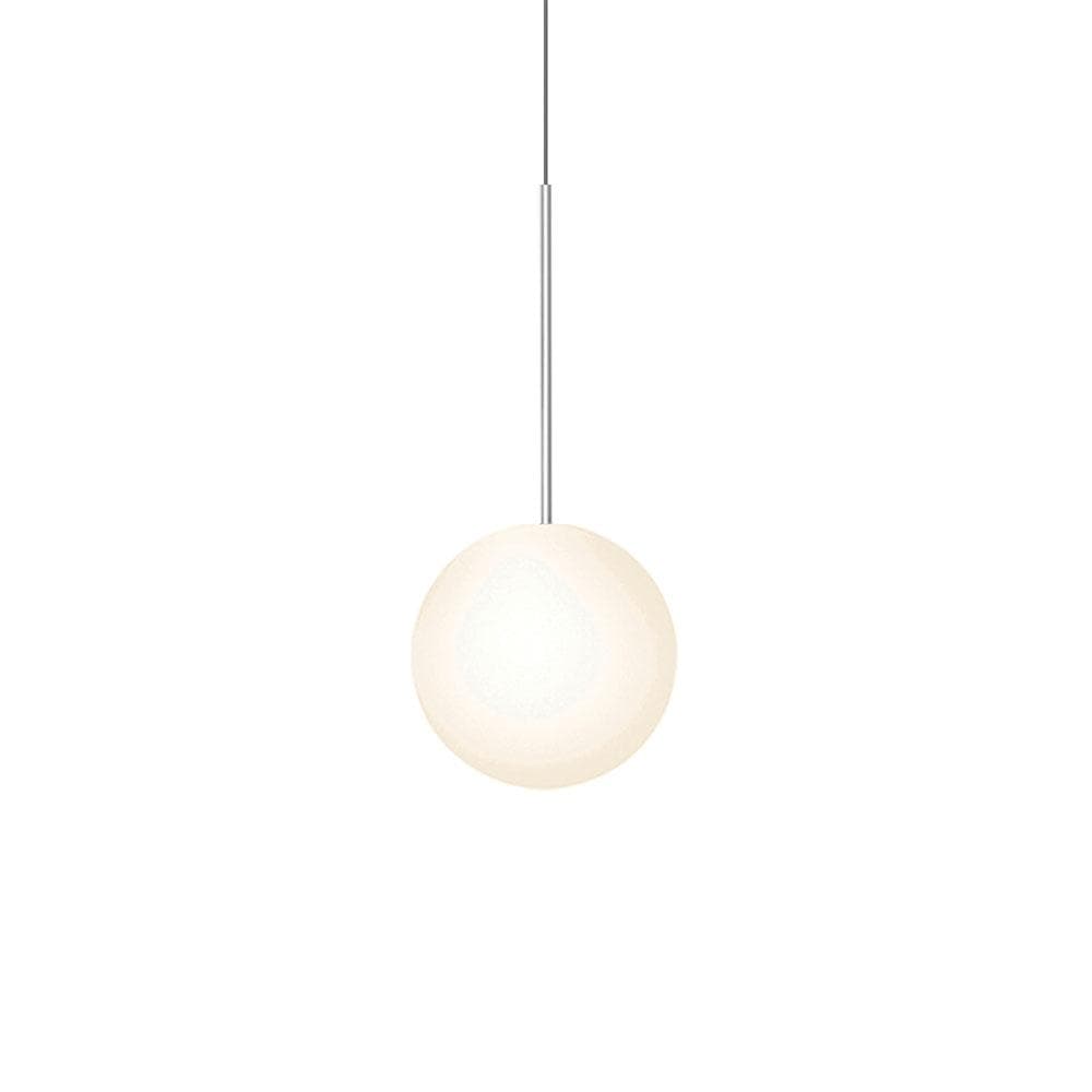 Pablo Designs Bola Sphere, lampe suspendue, en verre et aluminium, 10ʼʼ, chrome