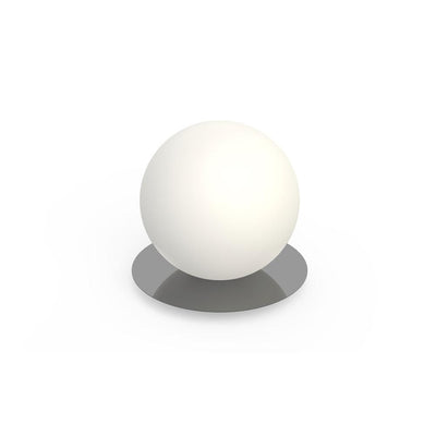 Pablo Designs Bola Sphere, lampe de table disponible en 3 tailles et 5 couleurs, en verre et aluminium, 10ʼʼ, métal