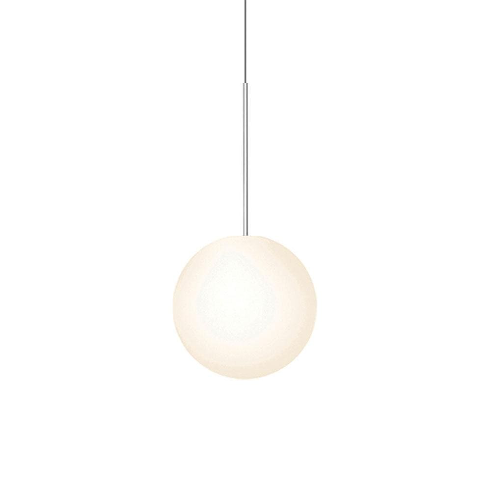 Pablo Designs Bola Sphere, lampe suspendue, en verre et aluminium, 12ʼʼ, chrome