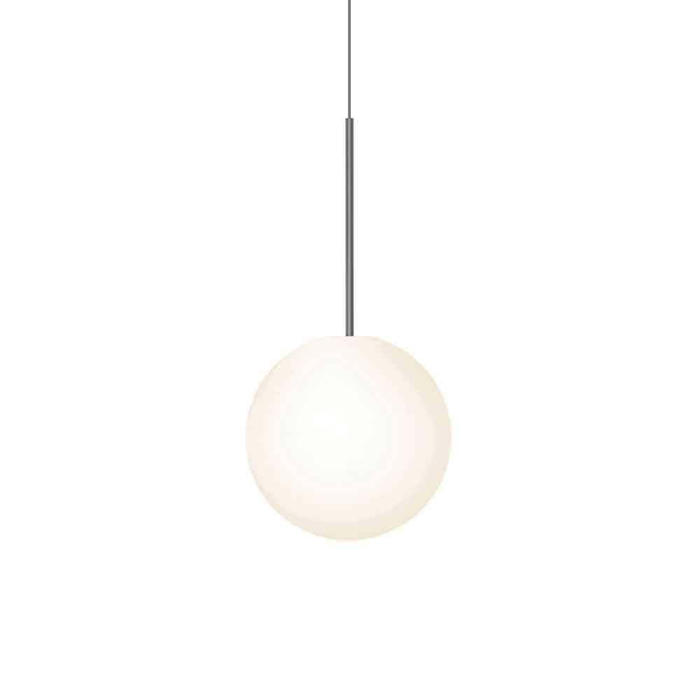 Pablo Designs Bola Sphere, lampe suspendue, en verre et aluminium, 12ʼʼ, métal