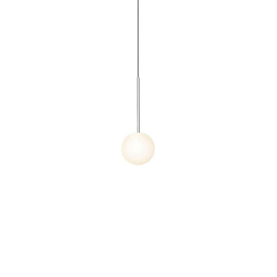 Pablo Designs Bola Sphere, lampe suspendue, en verre et aluminium, 5ʼʼ, chrome