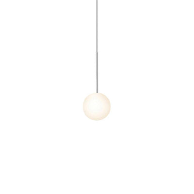 Pablo Designs Bola Sphere, lampe suspendue, en verre et aluminium, 6ʼʼ, chrome