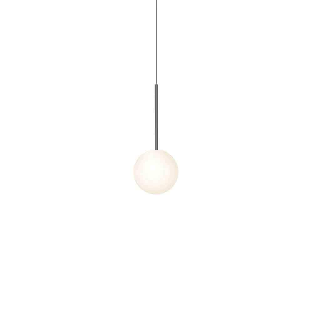 Pablo Designs Bola Sphere, lampe suspendue, en verre et aluminium, 6ʼʼ, métal