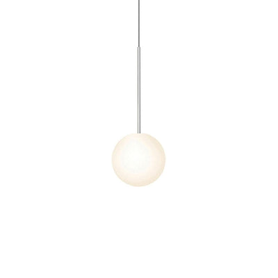 Pablo Designs Bola Sphere, lampe suspendue, en verre et aluminium, 8ʼʼ, chrome