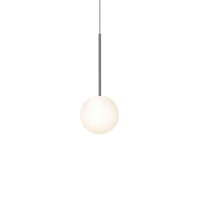 Pablo Designs Bola Sphere, lampe suspendue, en verre et aluminium, 8ʼʼ, métal
