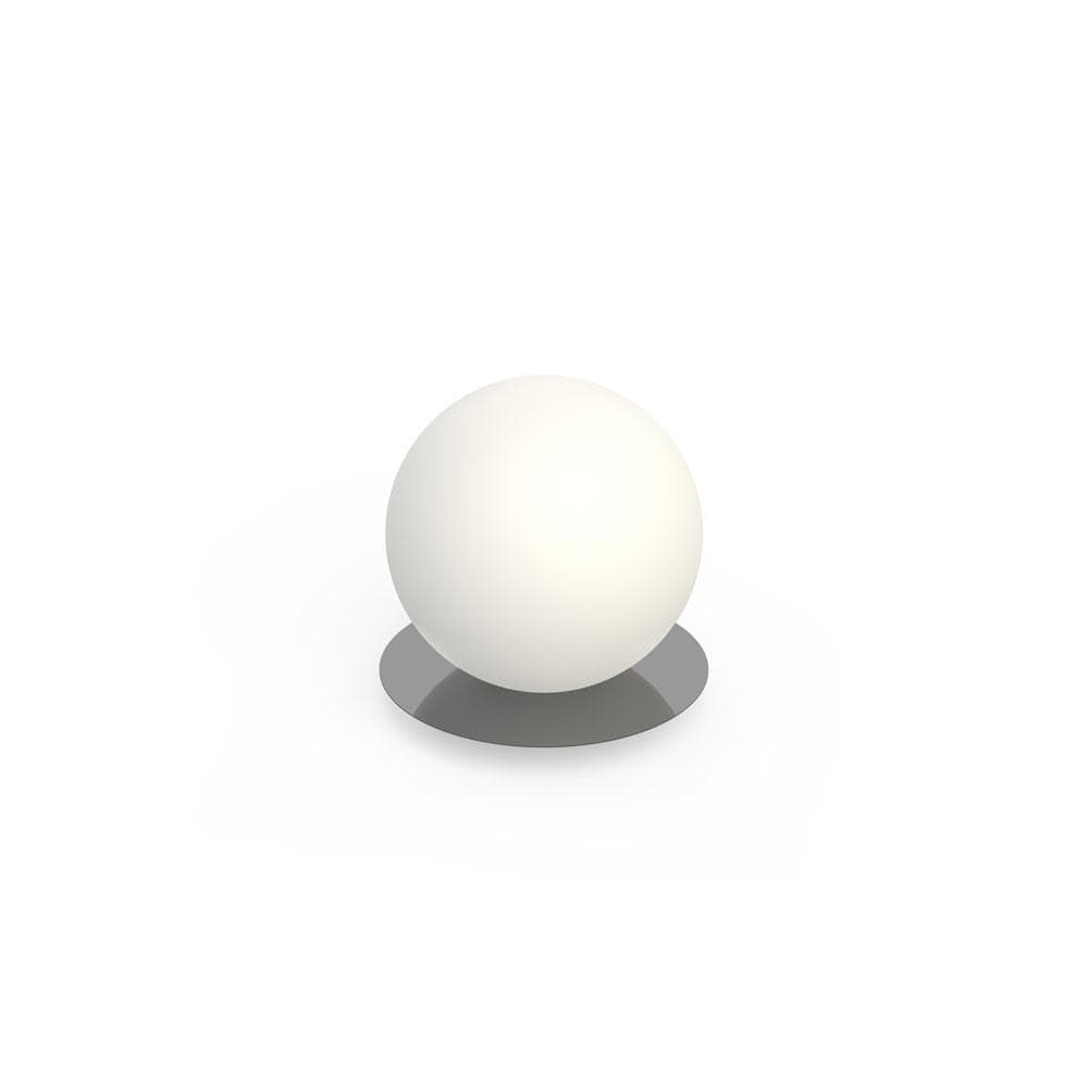 Pablo Designs Bola Sphere, lampe de table disponible en 3 tailles et 5 couleurs, en verre et aluminium, 8ʼʼ, métal