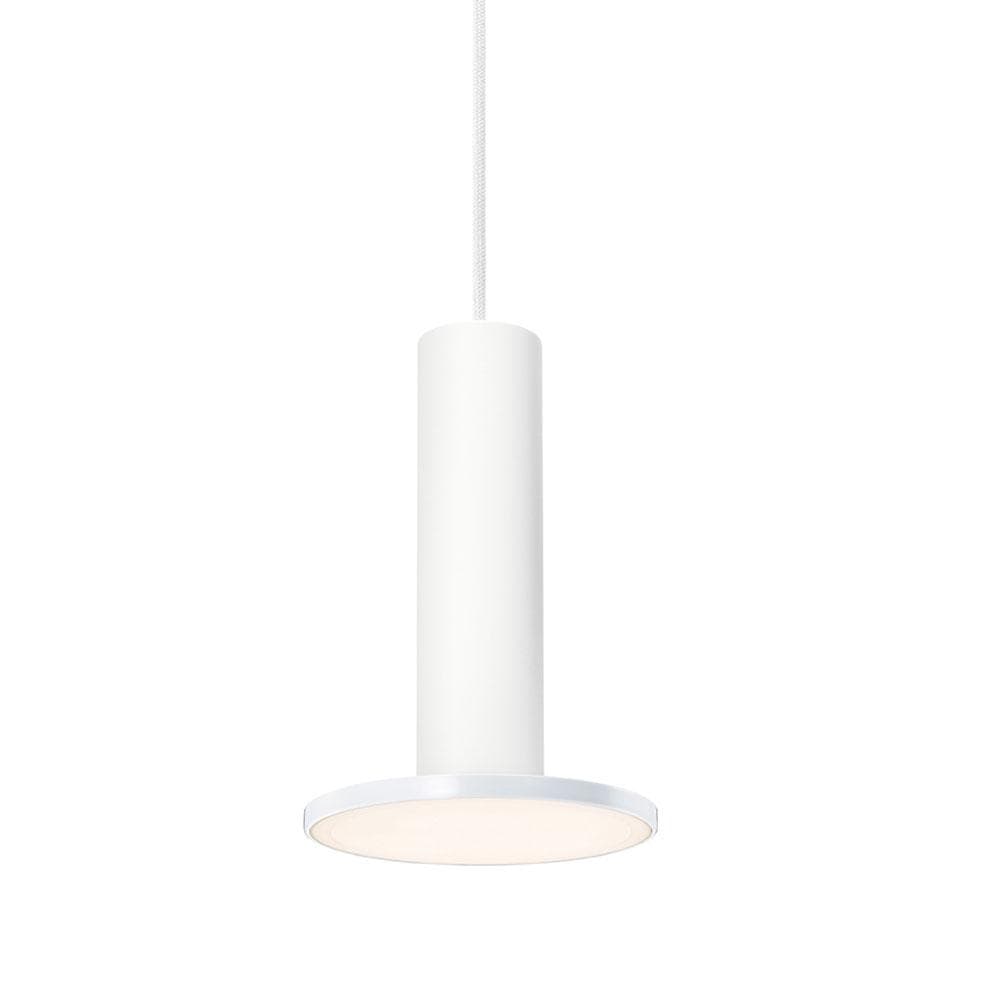 Pablo Designs Cielo, lampe suspendue LED ronde, en aluminium, blanc
