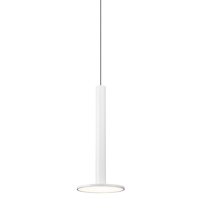 Pablo Designs Cielo XL, lampe suspendue LED ronde, en aluminium, blanc