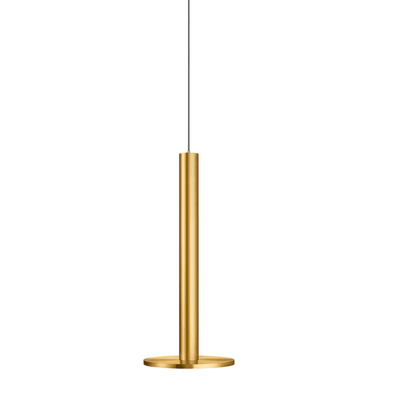 Pablo Designs Cielo XL, lampe suspendue LED ronde, en aluminium, laiton
