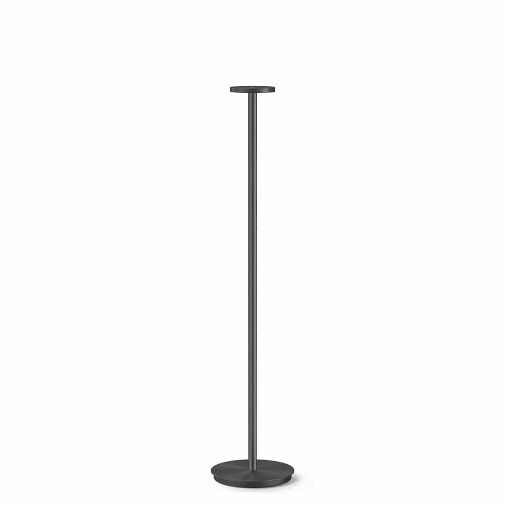 Pablo Designs Luci, lampe sur pied LED transportable, en aluminium, noir