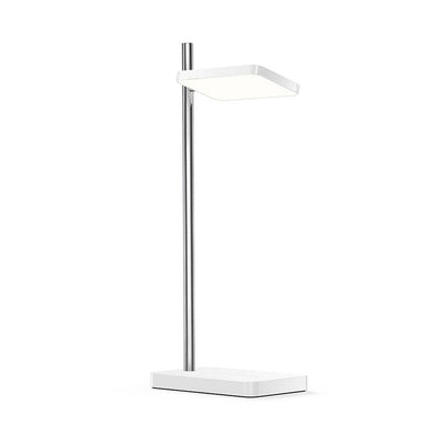 Pablo Designs Talia, lampe de table rotative, en plastique et aluminium, blanc / argent