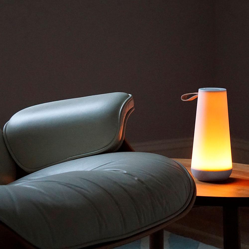 Pablo Mini Light UMA mini, portable table lamp and bluetooth speaker by Pablo Designs ...