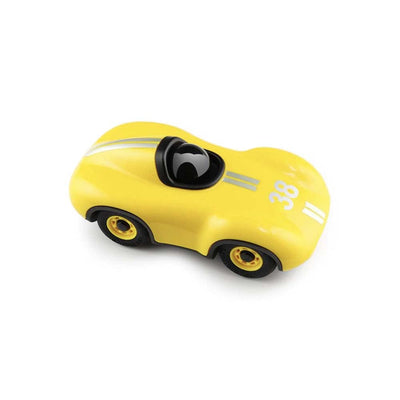 Playforever Mini Speedy, voiture jouet, en plastique ABS, jaune