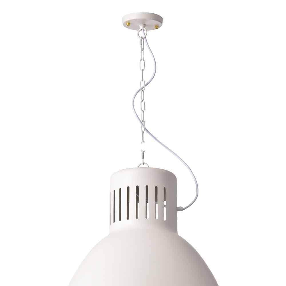 Reproduction Giant, lampe suspendue, en métal, blanc